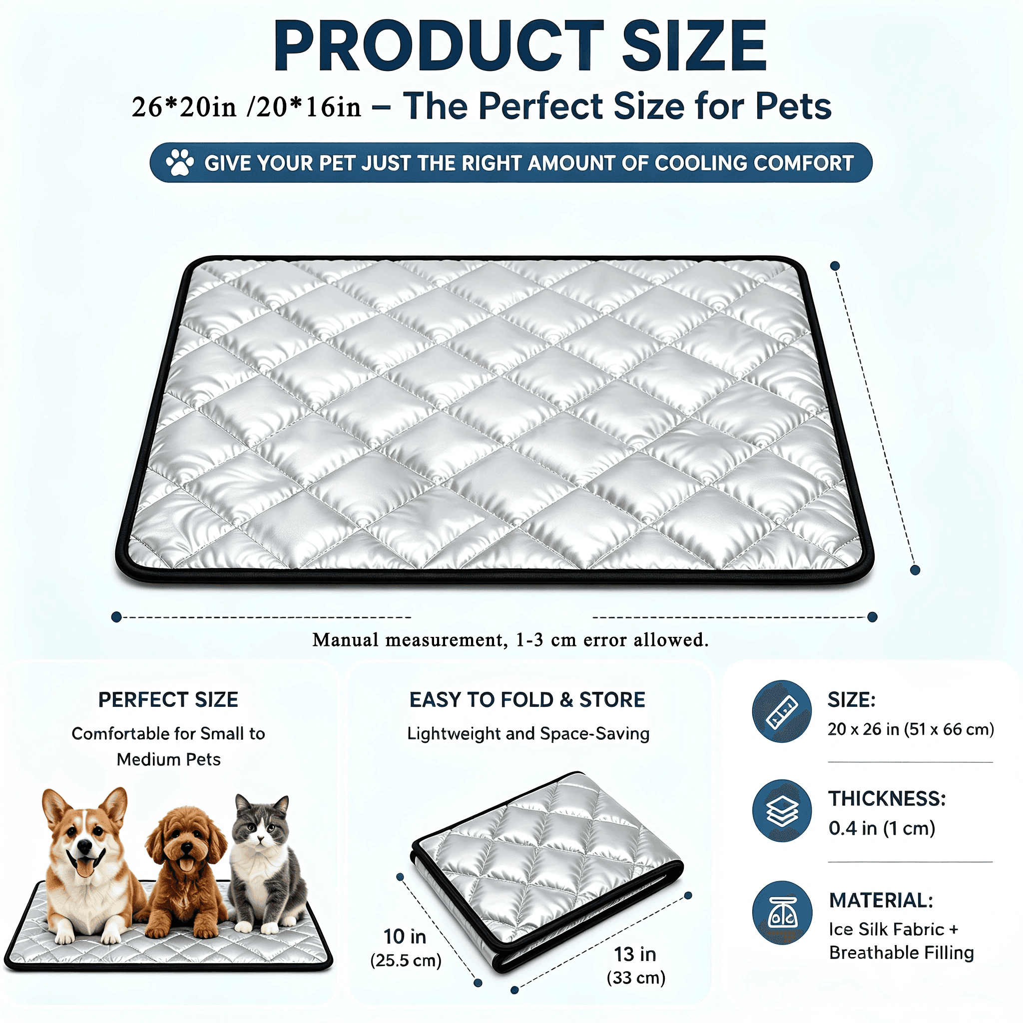 Waterproof Washable Pet Pad for Travel